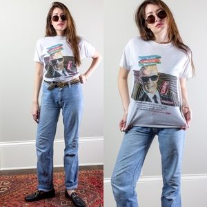 Vintage Max Headroom 80's Rare Coke T-Shirt Medium